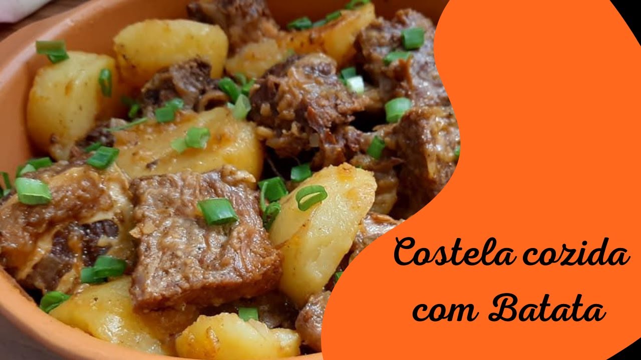 COSTELA COZIDA COM BATATAS NA PANELA ELÉTRICA!!!