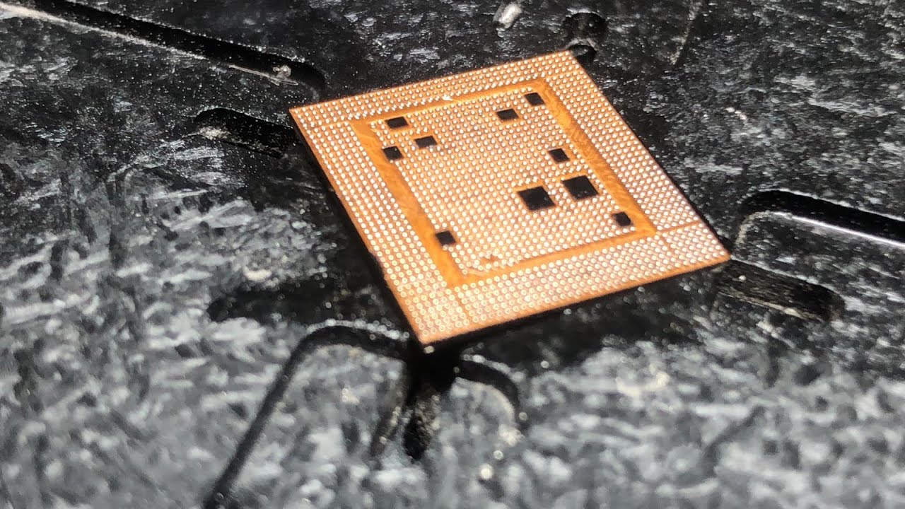 Reballing CPU Iphone 8 plus (practicando)