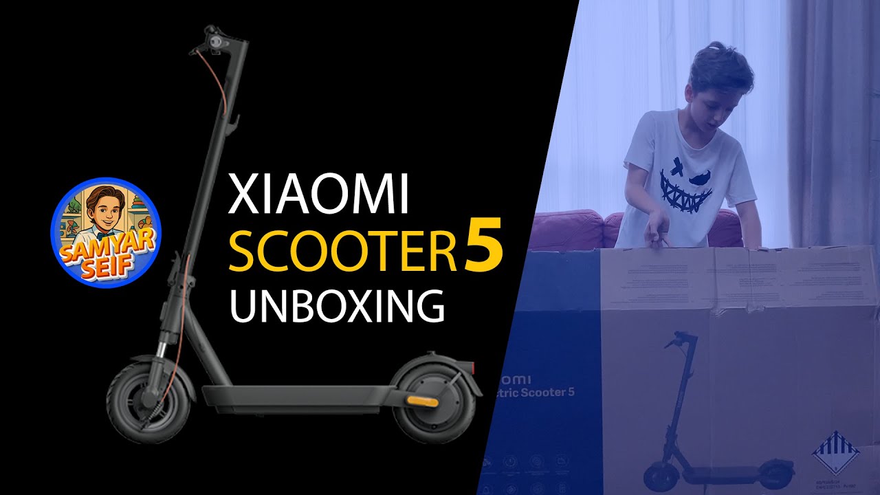 Unboxing Xiaomi Electric Scooter 5 at Home!