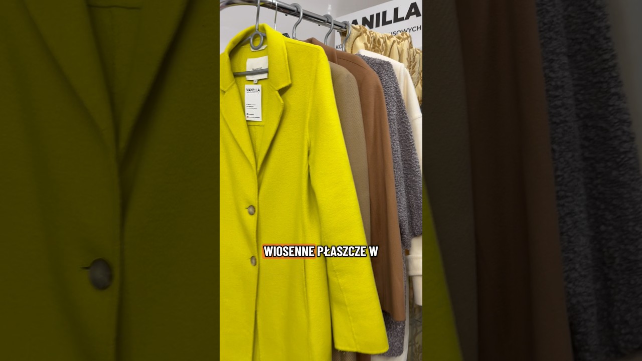 Wiosenne płaszcze - coats