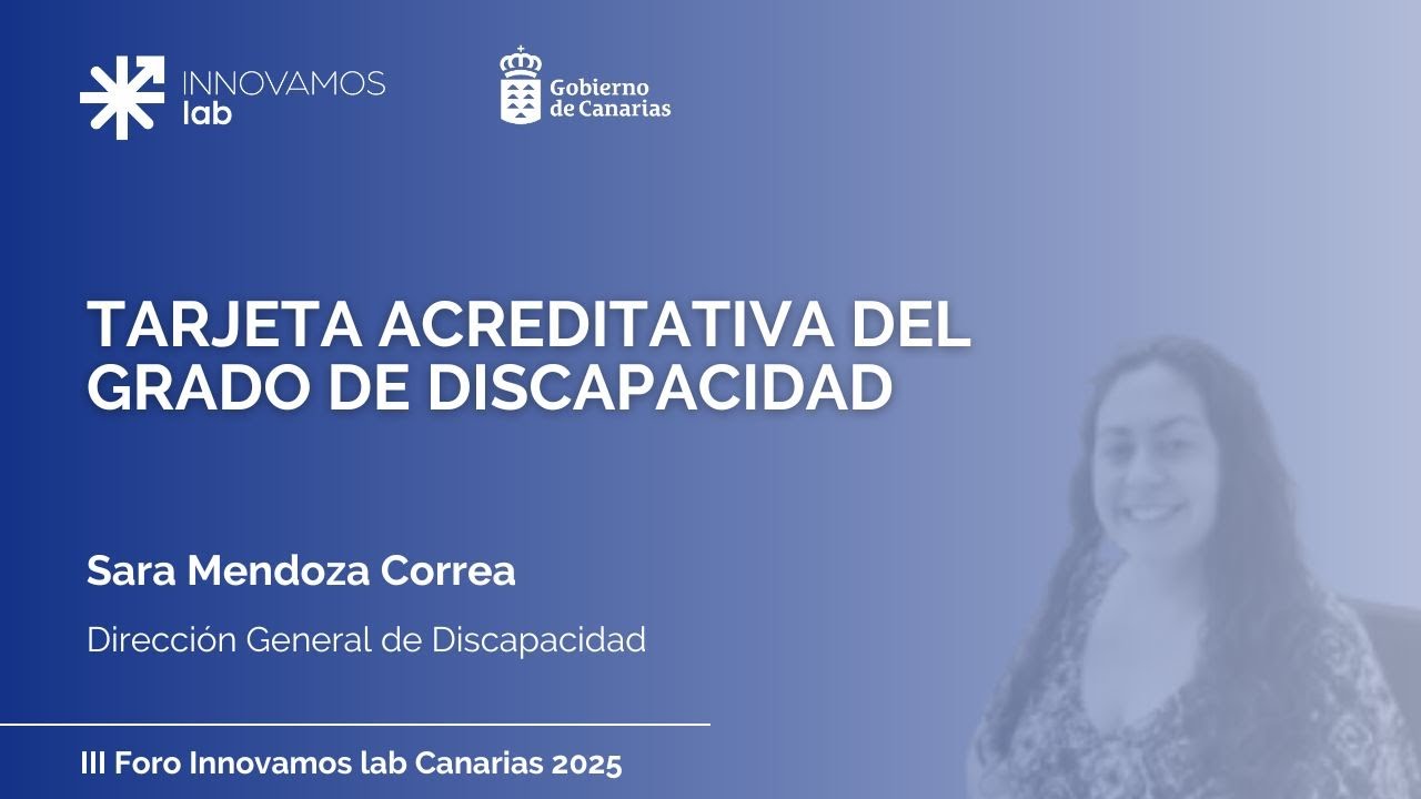 La tarjeta acreditativa del grado de discapacidad