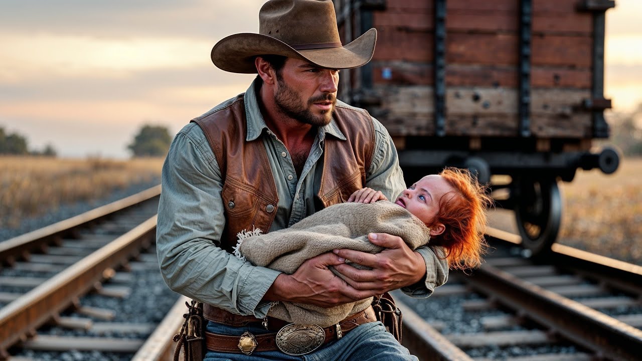 She Was Left on the Tracks With a Note “Unwanted,” A Cowboy Pulled Her Into His Wagon
