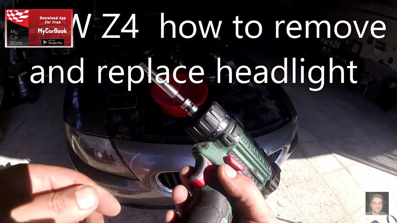 BMW Z4 (E85)   how to remove and replace headlight