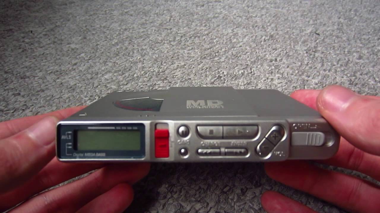 SONY MZ-R37 Portable Minidisc Recorder
