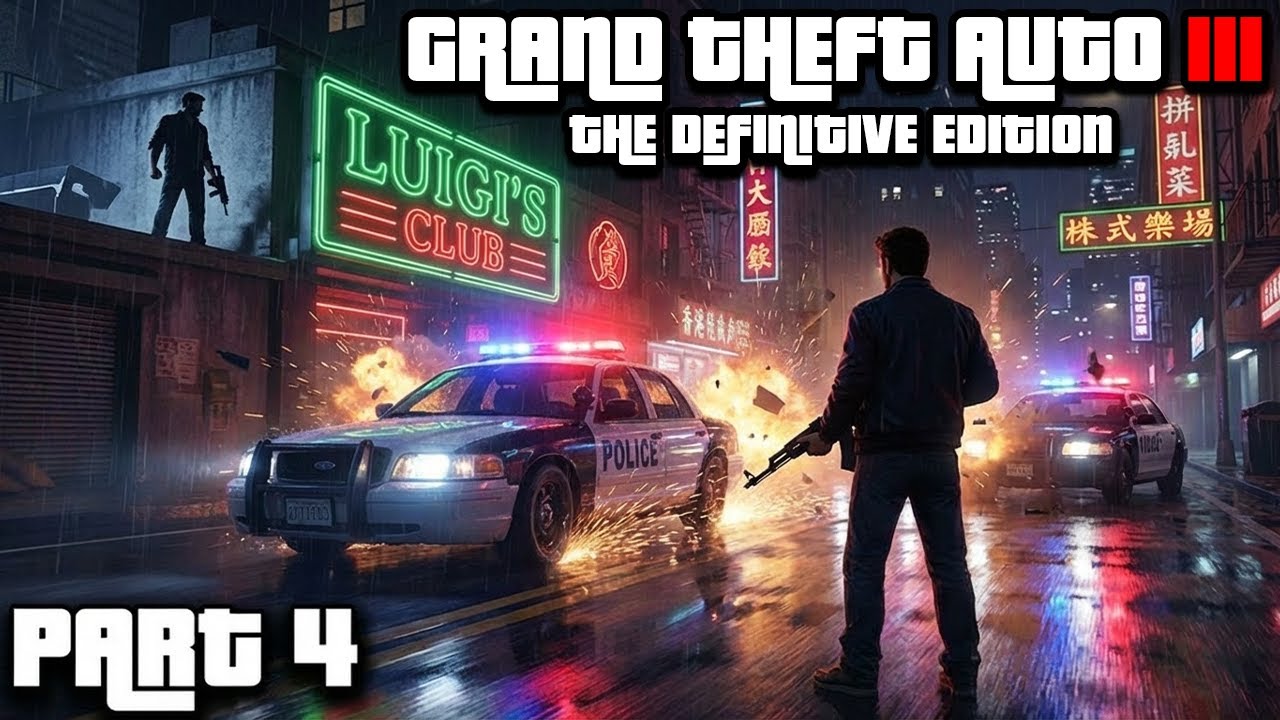 GTA 3 Definitive Edition Part 4 🚓 Vigilante Chaos, Joey Jobs & 8-Ball Upgrades!