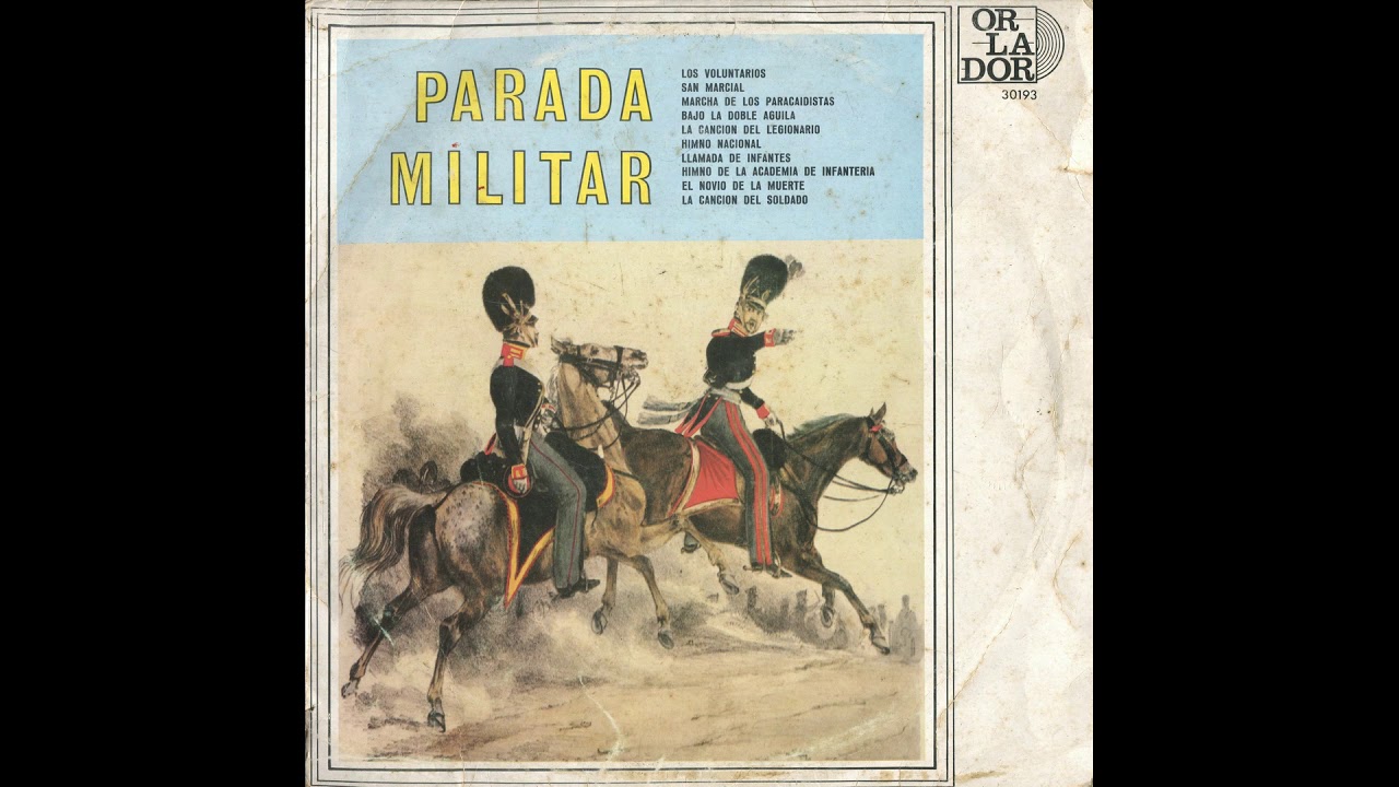 Parada militar (popurrí de marchas militares) (bandas de música, cornetas y tambores) (1969)