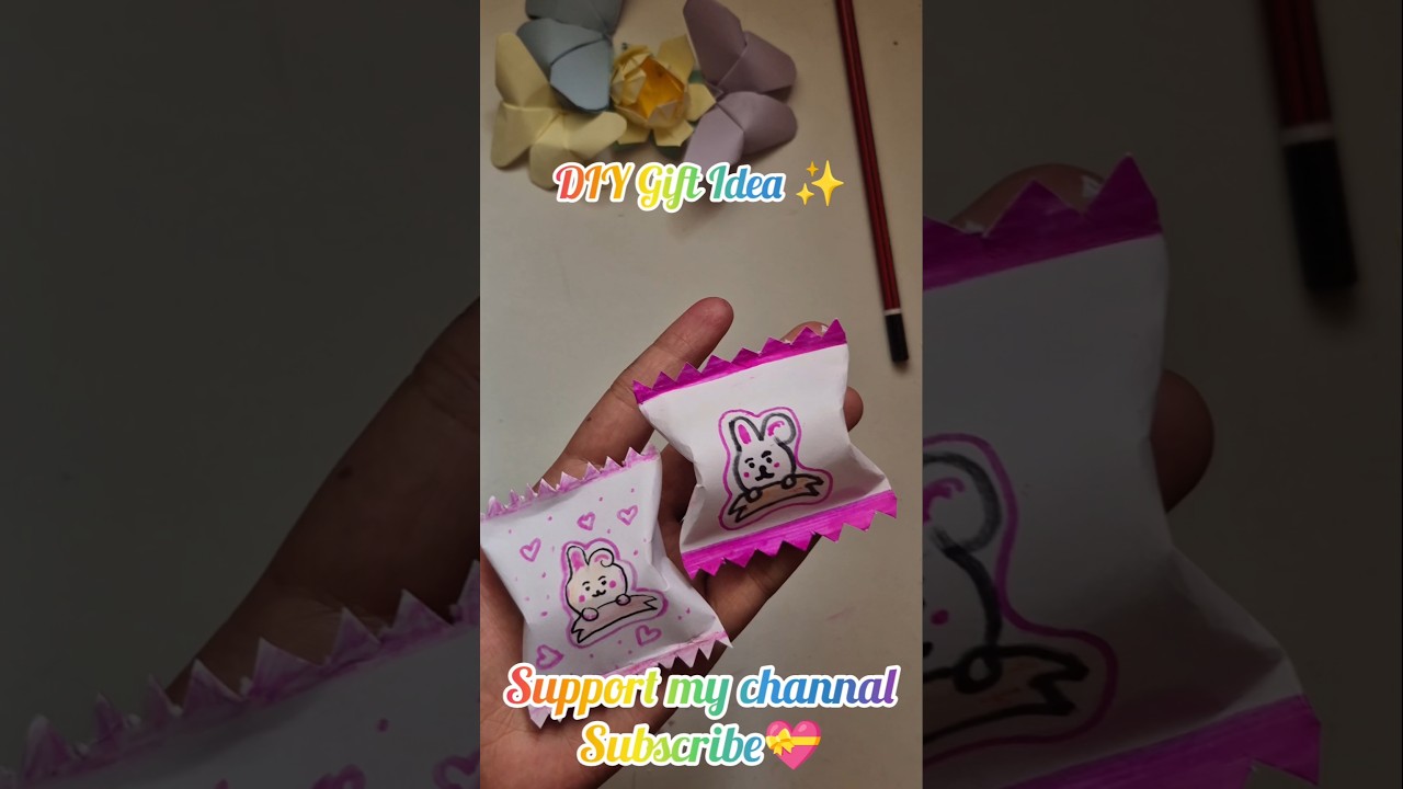 DIY Chocolate Design Craft 🐰💖 | Gift Idea ✨ 