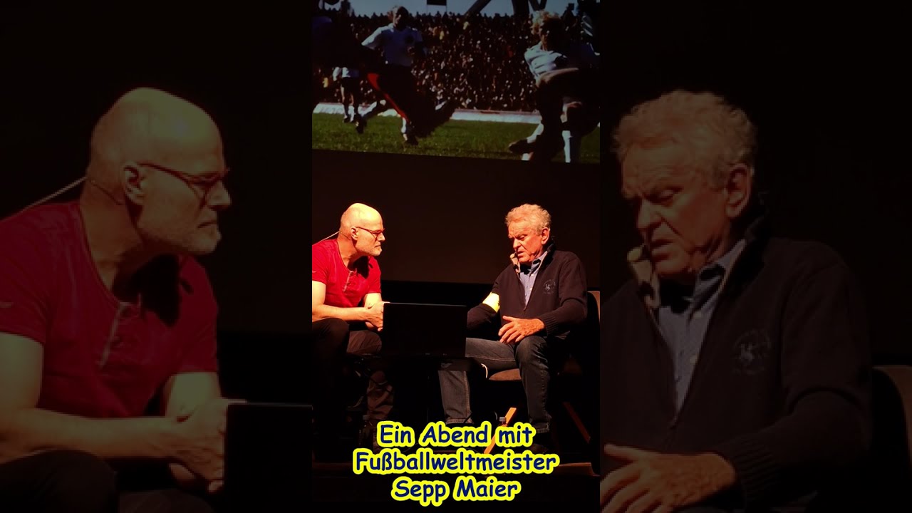 Ein Abend mit Fu&szlig;ballweltmeister Sepp Maier, 23. Oktober 2025, Aalen-Unterkochen (Deutschland)