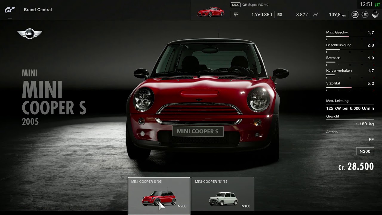 Gran Turismo Sport all cars 2020 January