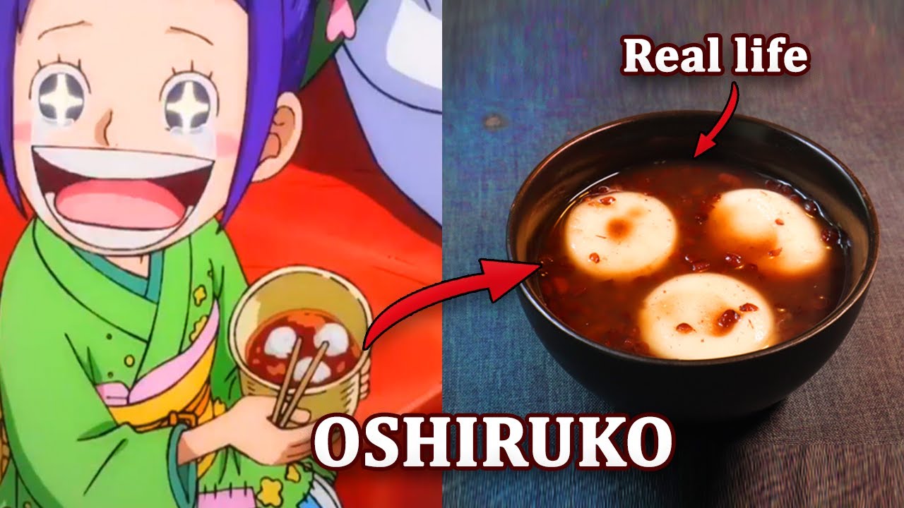 Осируко (суп из красной фасоли с моти) из One Piece ~ любимое блюдо Отамы! One Piece Shiruko