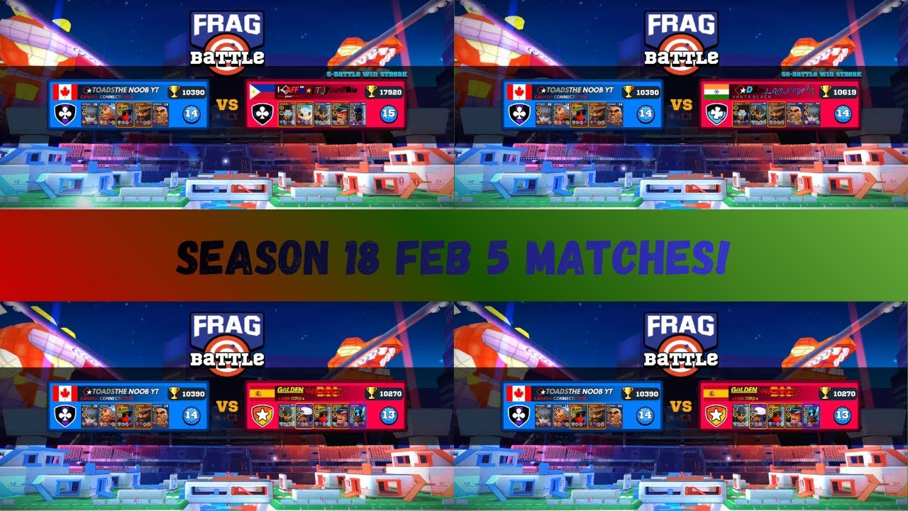 New Season 18 February 5 Matches! (Golden King, TJ Must Die, SANATANI FLOW)