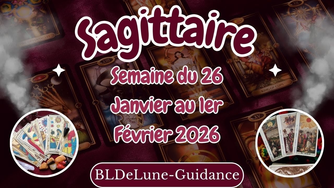 SAGITTAIRE ♐Du 26 Janvier au 1er Février 2026. Waouh !!! Très beau tirage ! Quel triomphe !