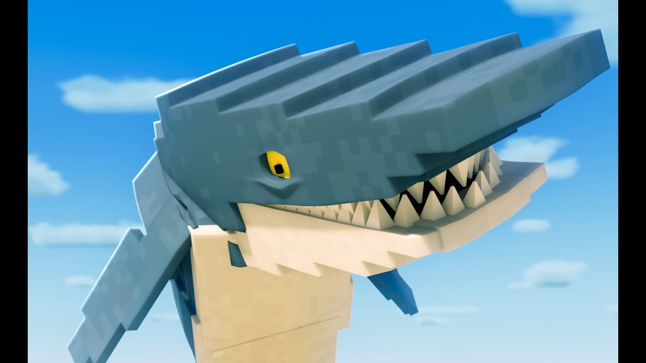 PURPLE GIRL'S SHARK ATTACK! 💦