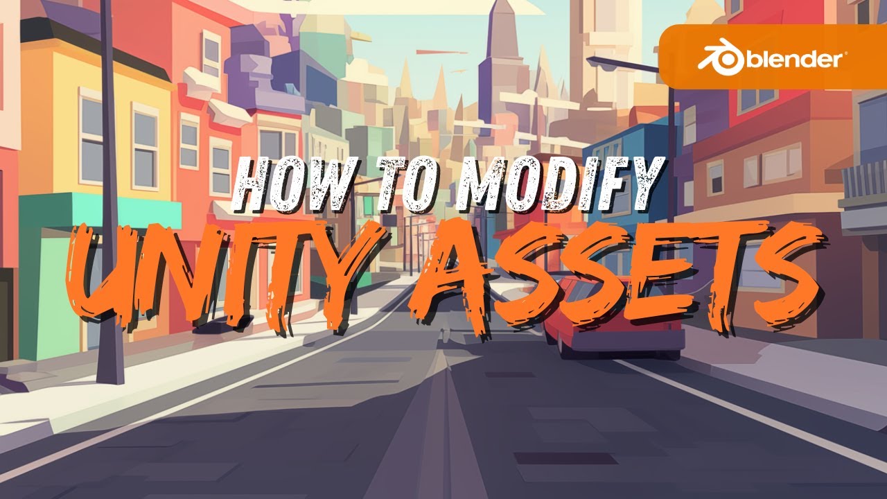 How to Modify a Unity Asset Store model using Blender