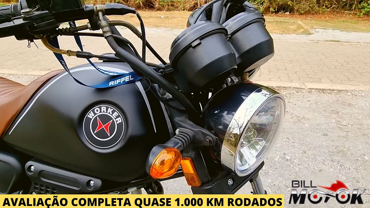 Worker 125 2022, avaliação completa e estado da moto antes do desafio SUPREMO na estrada de CHÃO.