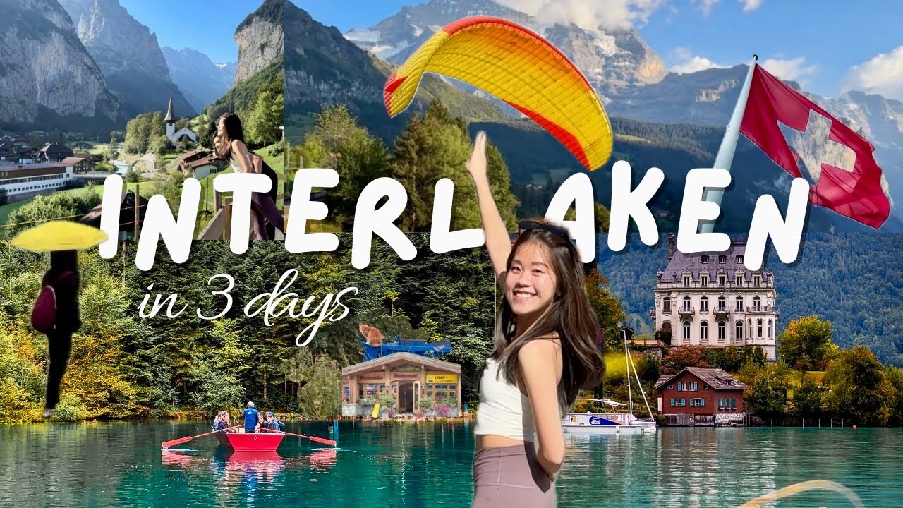 Rainy Days in Interlaken, Switzerland | Exploring the World's Most Beautiful Country | Travel Vlog