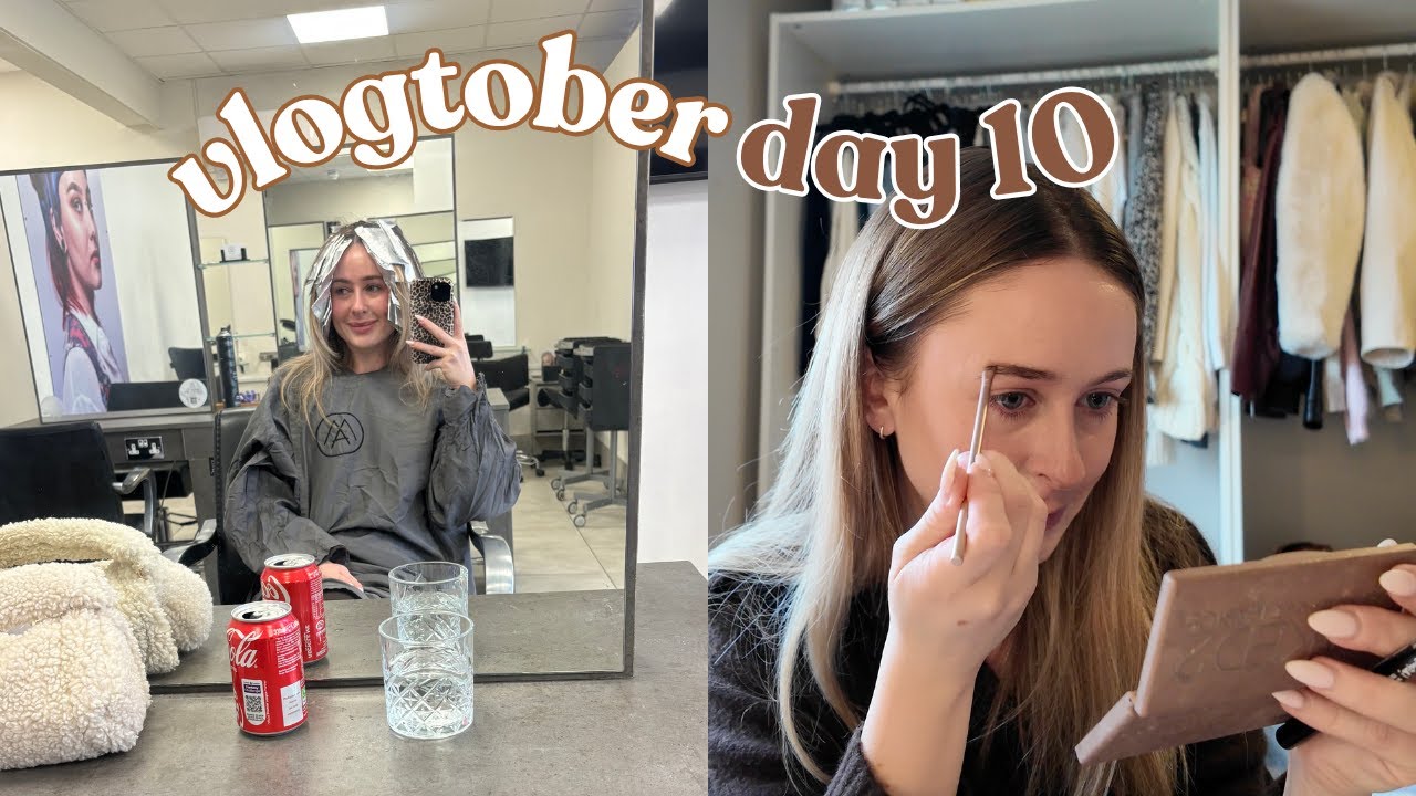 VLOGTOBER ДЕНЬ 10 | день новой прически!! и ежедневный макияж Facetime GRWM