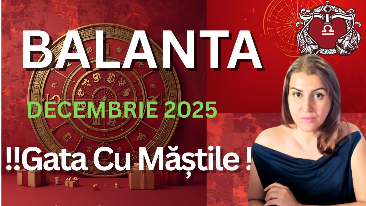 Balanta♎ - Decembrie te dezbracă de minciuni frumoase, Balanță.