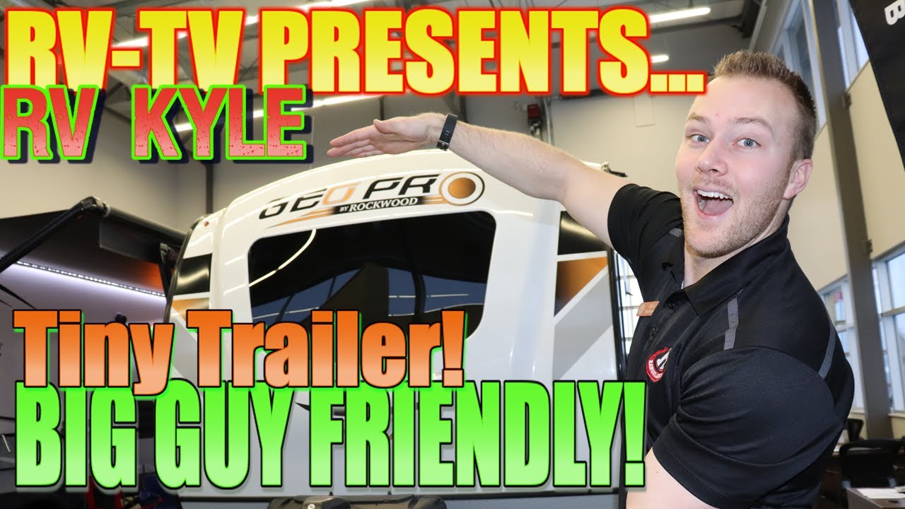 BIG GUY FRIENDLY!  2020 ROCKWOOD GEOPRO 19FBS WALK THROUGH VIDEO WITH RV KYLE
