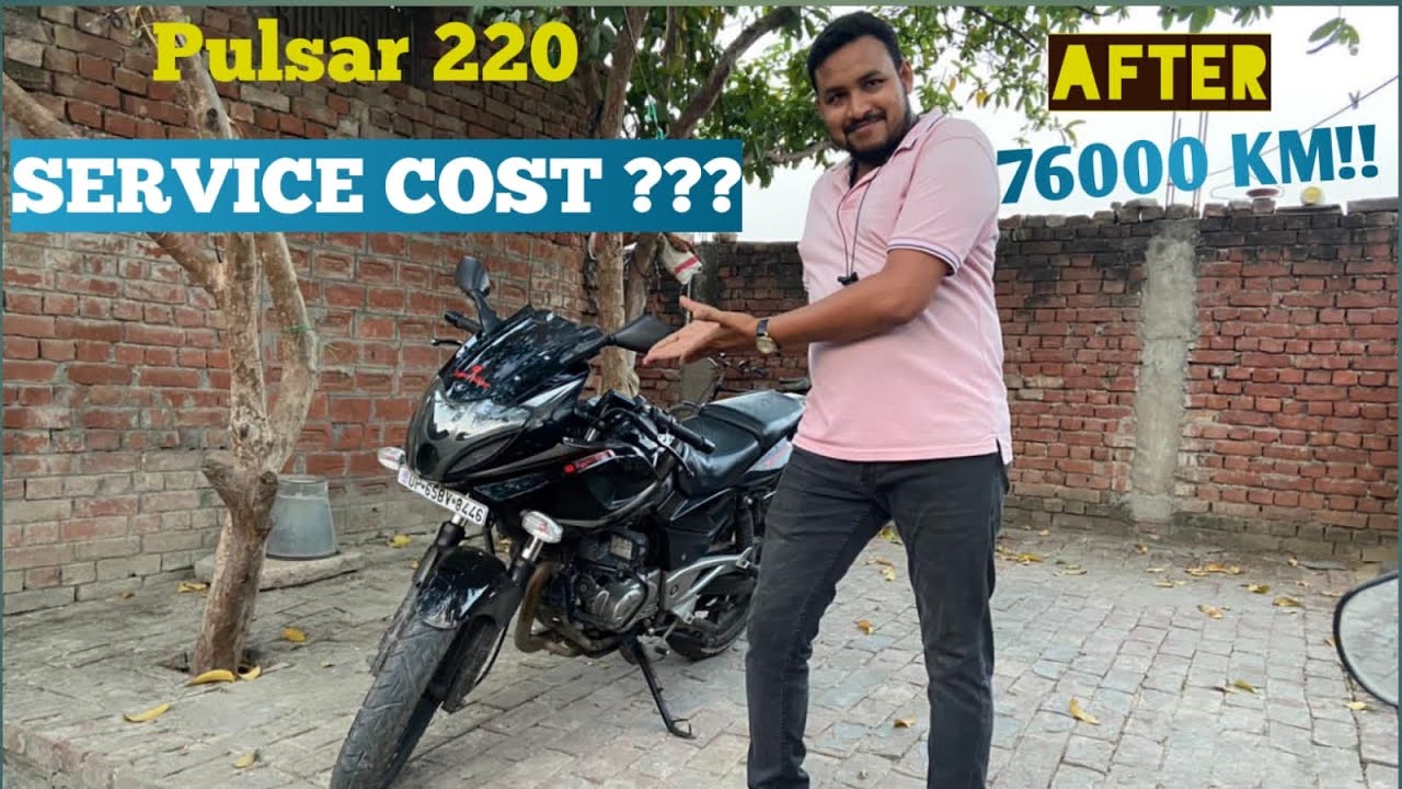 Pulsar 220 Service cost on 2023|  #pulsar220 #pulsar220 Rajeev Biker Varanasi.