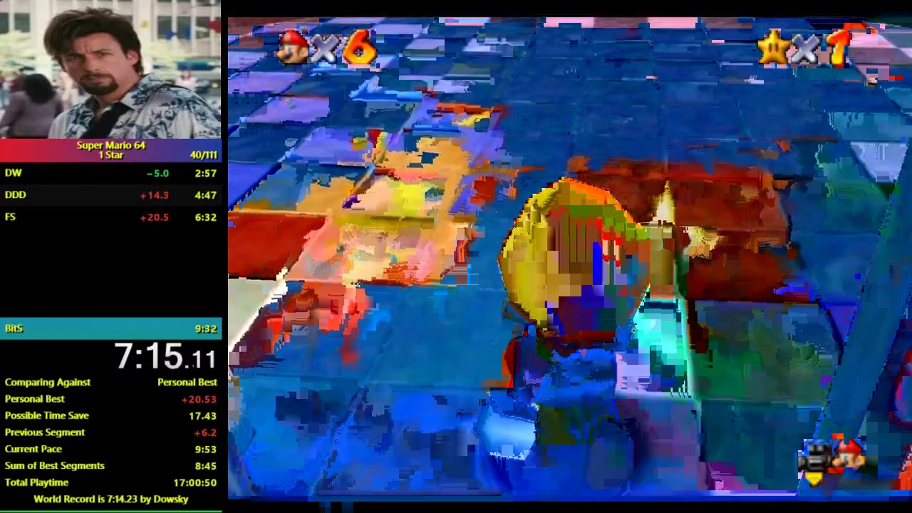 Super Mario 64 1 Star Speedrun in 9:29 (EMU)
