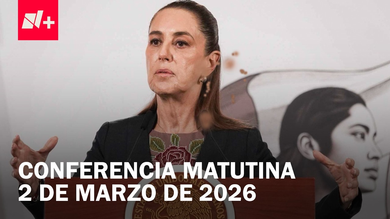 Conferencia de Claudia Sheinbaum hoy lunes 2 de marzo de 2026 | EN VIVO