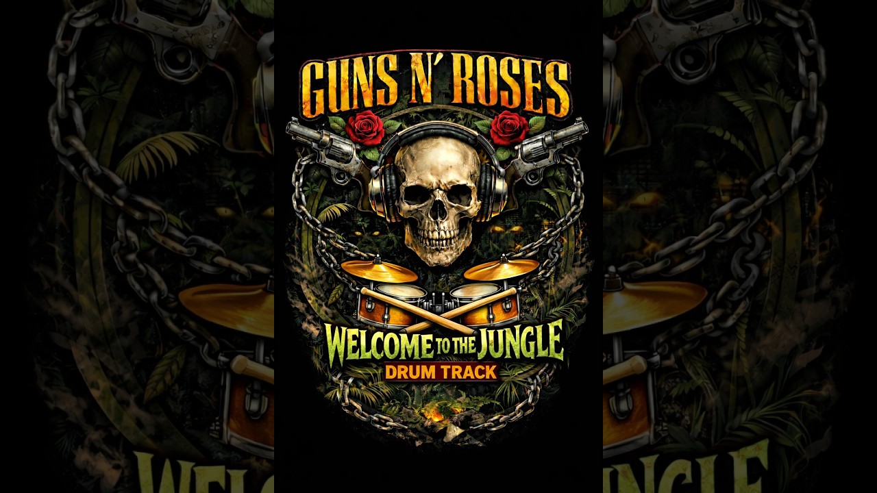 Guns N' Roses - Welcome to the Jungle Drum track