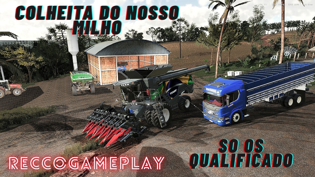 Colheita do milho com mods qualificados FARMING SIMULATOR 22 .. @ReccoGamePlay