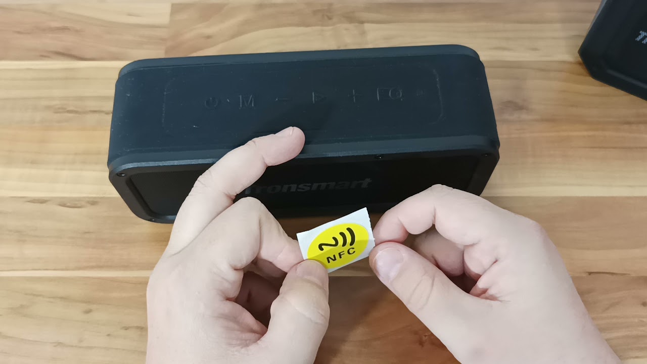 NFC метка в любую блютус колонку