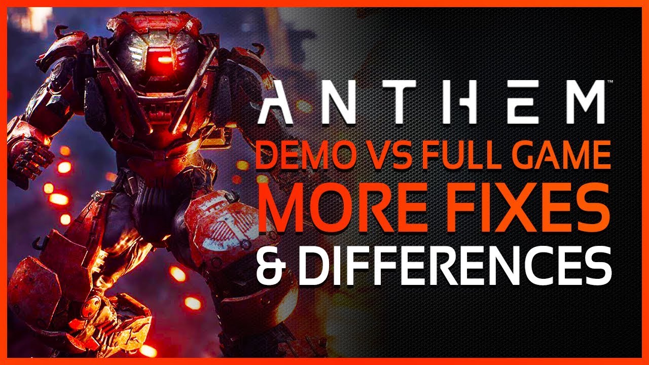 Anthem - Open Demo FURTHER FIXES, Player Count & CLEARING UP COMMON MISCONCEPTIONS| Anthem NEW STUFF