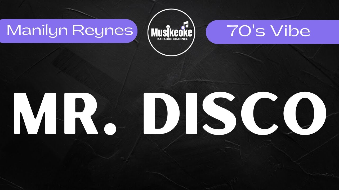 MR. DISCO | Manilyn Reynes | 70's Vibe | Dance Remix