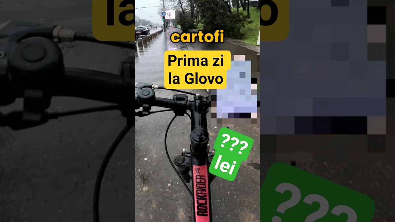 Ziua 1 la Glovo - C&acirc;t am c&acirc;știgat? Am cărat 1 sac de cartofi, c&acirc;t bacșiș am primit?🥵