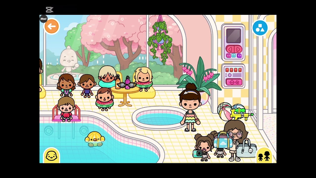 Olaylı bir yüzme kursu vlog~Toca Life Olivia~Büyük hırsızlık iftirası🏫💖🫶🏻