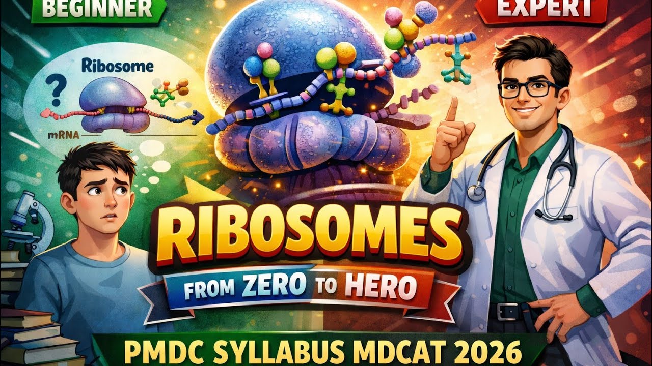 Ribosomes Made Easy 😍 | Structure & Function | MDCAT 2026