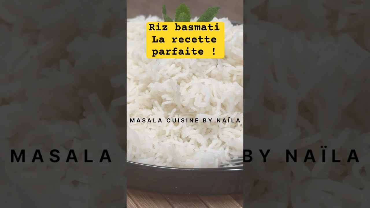 Riz Basmati Parfait &ndash; Astuce Inratable pour un Riz L&eacute;ger et A&eacute;r&eacute; ! #food #recipe #rizbasmati