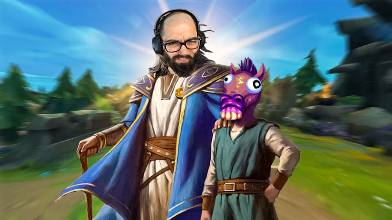 TRICK SHARES HIS  WISDOM WITH HORSEY