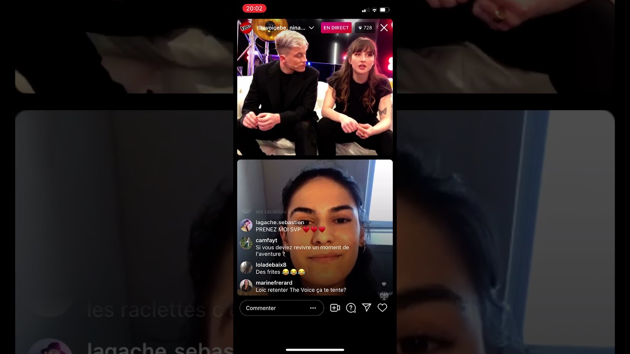 Live Loïc Nottet x Orlane a the voice Belgique parti 2