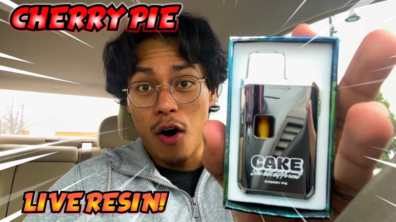 THIS CAKE SHE HITS DIFFERENT BLEW MY MIND! | CHERRY PIE CRYO LIVE RESIN DISPOSABLE!