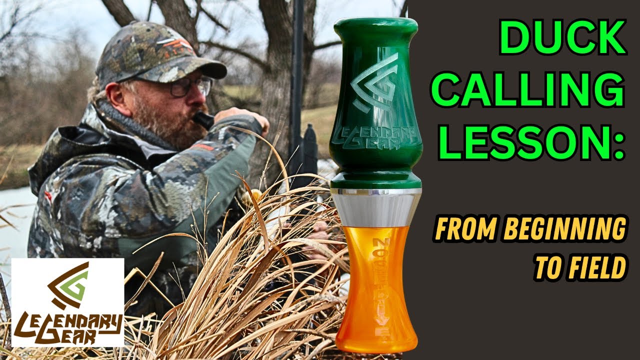 DUCK CALLING LESSON: From Beginner To Field with GEORGE LYNCH of LEGENDARY GEAR