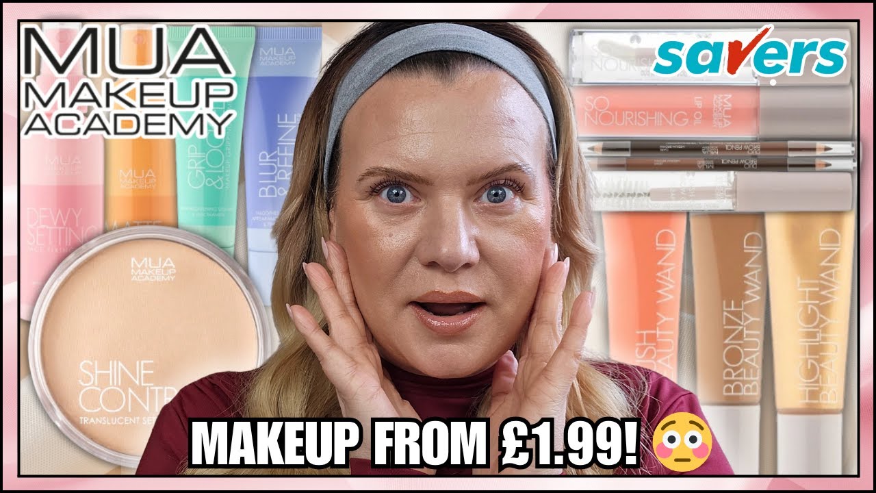 Drugstore Makeup From JUST £1.99?! 😲 MUA COSMETICS x SAVERS Review | Clare Walch