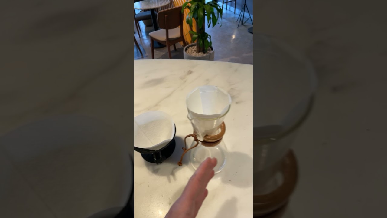 الفرق بين أدوات القهوة المقطرة (كيمكس-v60-كاليتا)