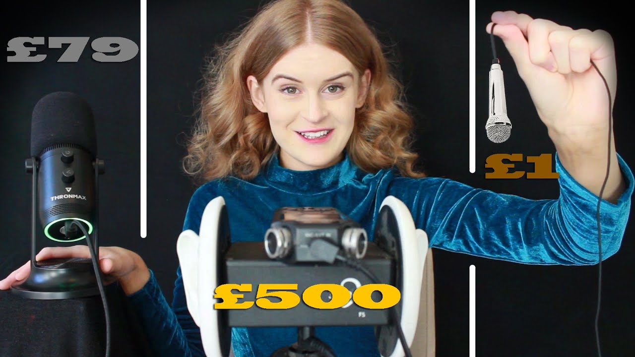 £1 Microphone VS £500 Microphone ASMR comparison test