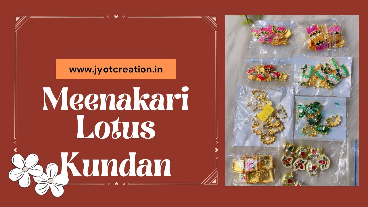 🌸✨ Meenakari Lotus Kundan Collection | Royal Handmade Jewellery 💎 | 