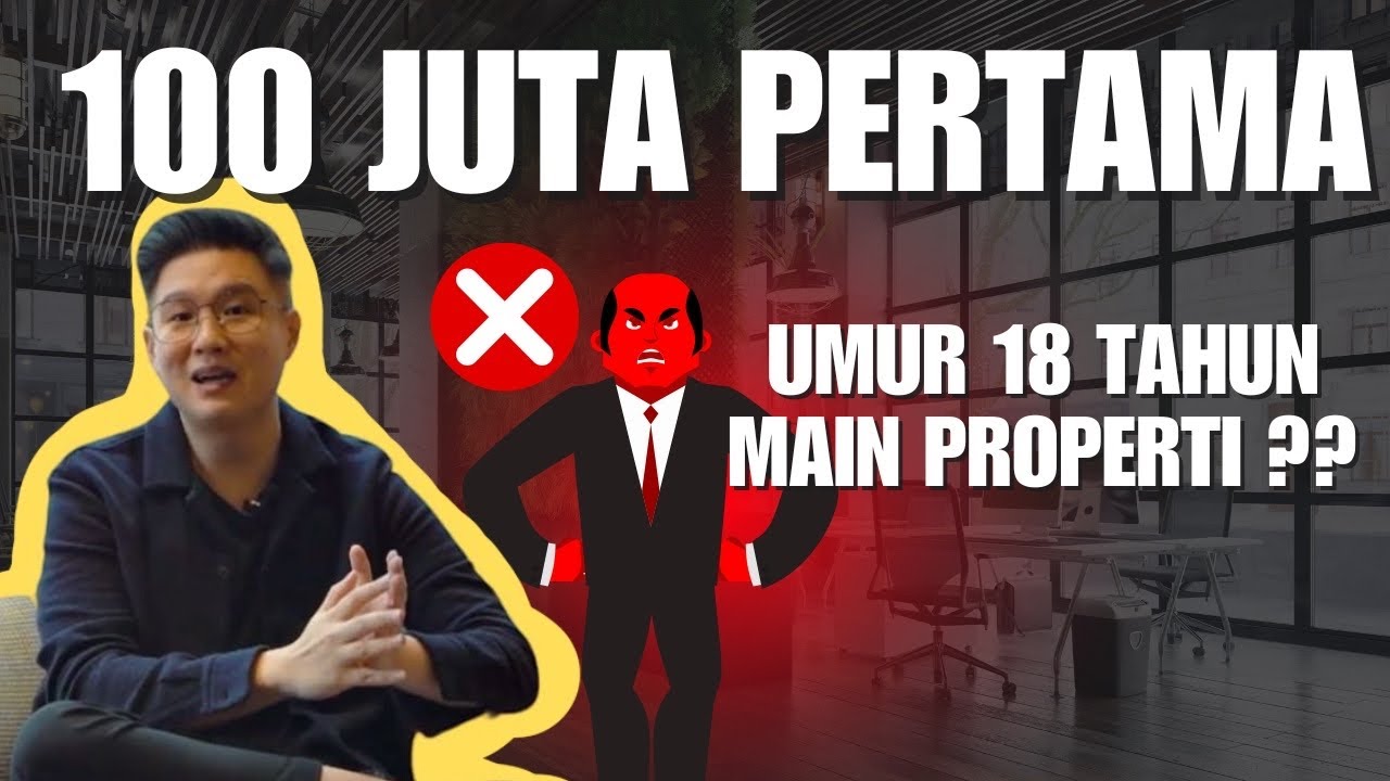 Cara DAPAT RP 100 JUTA PERTAMA, Umur 18 Tahun di PROPERTI ‼️‼️ Cuma Lulusan SMA Emang Bisa !?!?