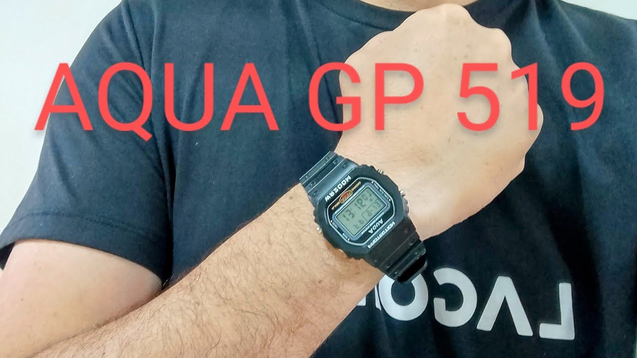 RELÓGIO AQUA GP 519 (Minha opinião sincera)