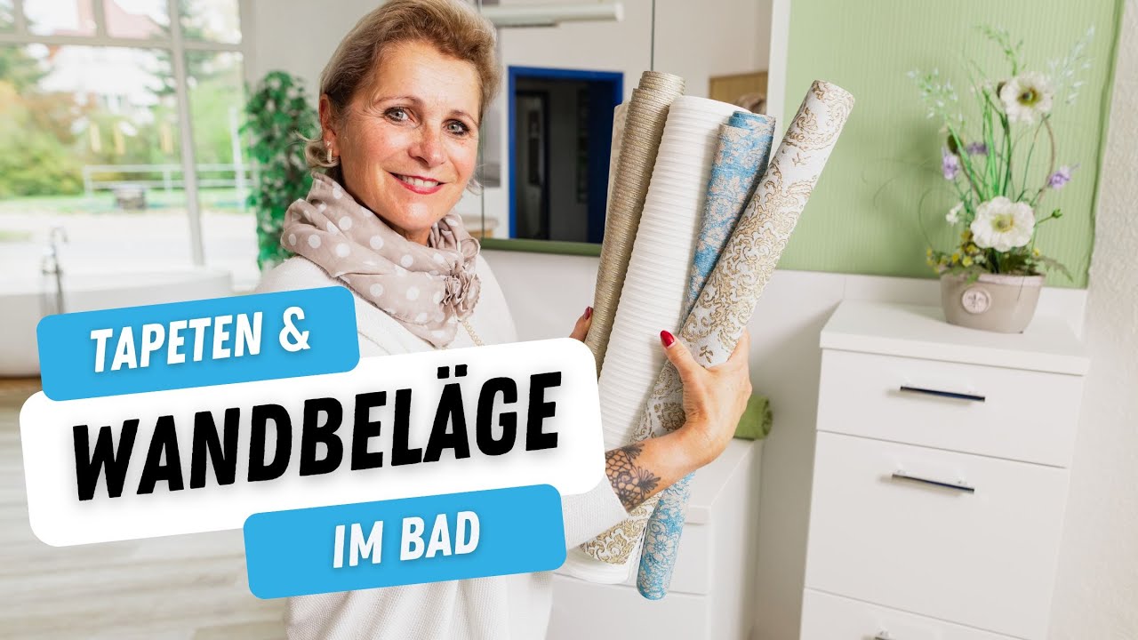 Tapeten und Wandbelege im Bad