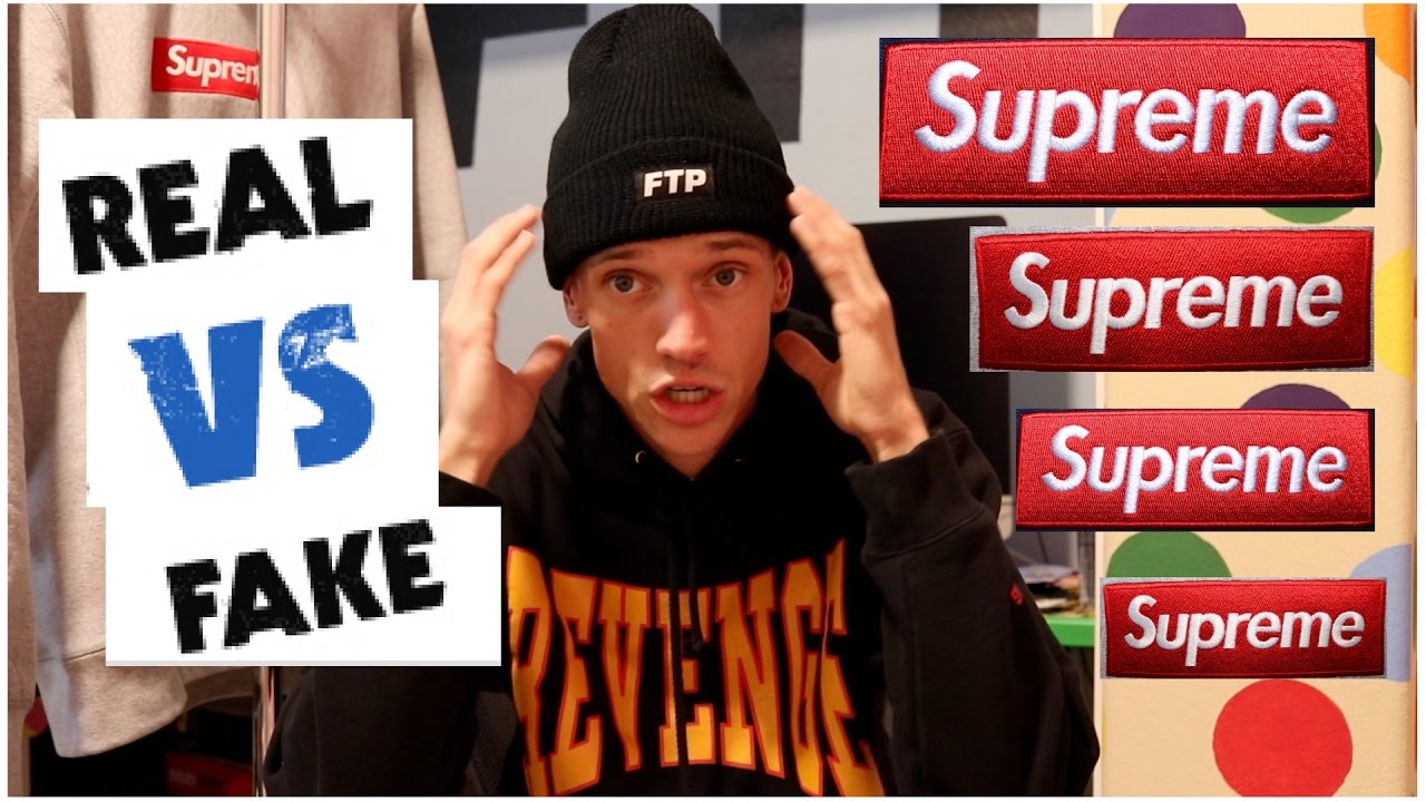 SUPREME BOX LOGO... REAL VS  FAKE
