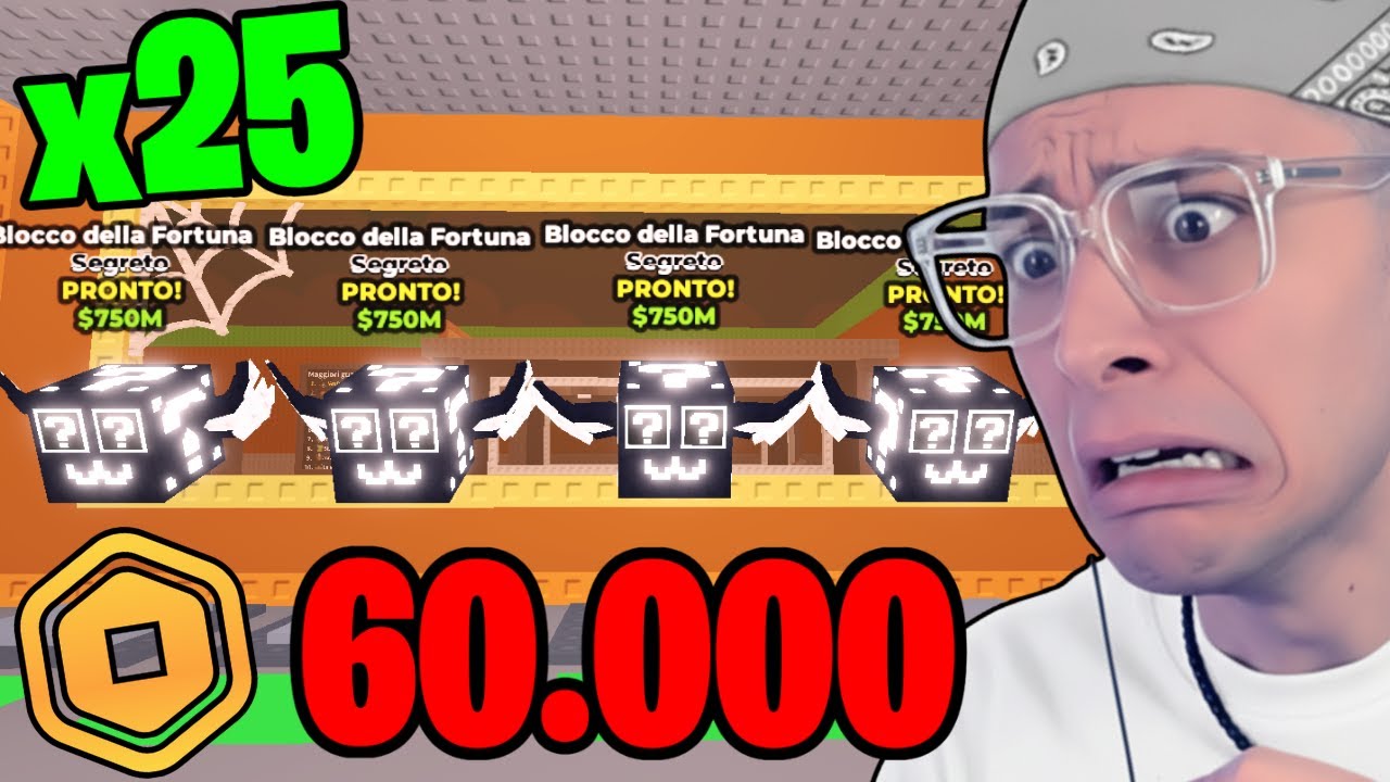 Avrei speso 60.000 ROBUX per aprire i SECRET LUCKY BLOCK su Steal a Brainrot…