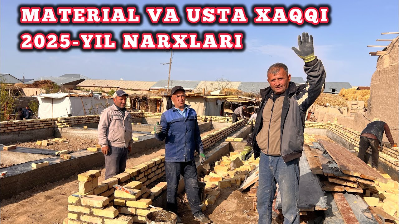 Хонқали жой усталаридан 2025-йил Нархлари Бахтиёр уста ☎️ 94-111-81-27 ХОРАЗМ БЕСТ в прямом эфире!