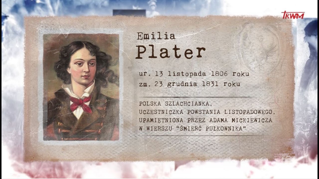 Poczet wielkich Polaków: Emilia Plater
